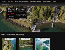 Tablet Screenshot of davidfetveit.com